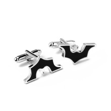 Wholesale Fashion Design Black Bat Cuff Links Gift